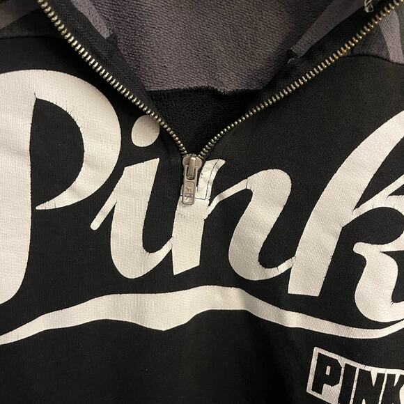 PINK Victoria’s Secret Quarter Zip Sweatshirt - Picture 3 of 3